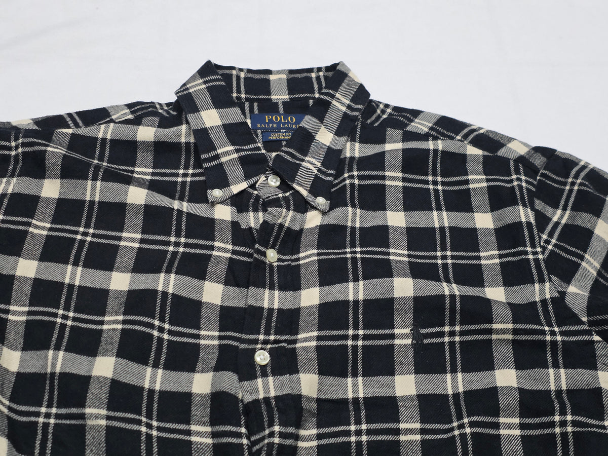 Camisa Ralph Lauren Xgrande Custom Performance Cuadro Negro (Usado)