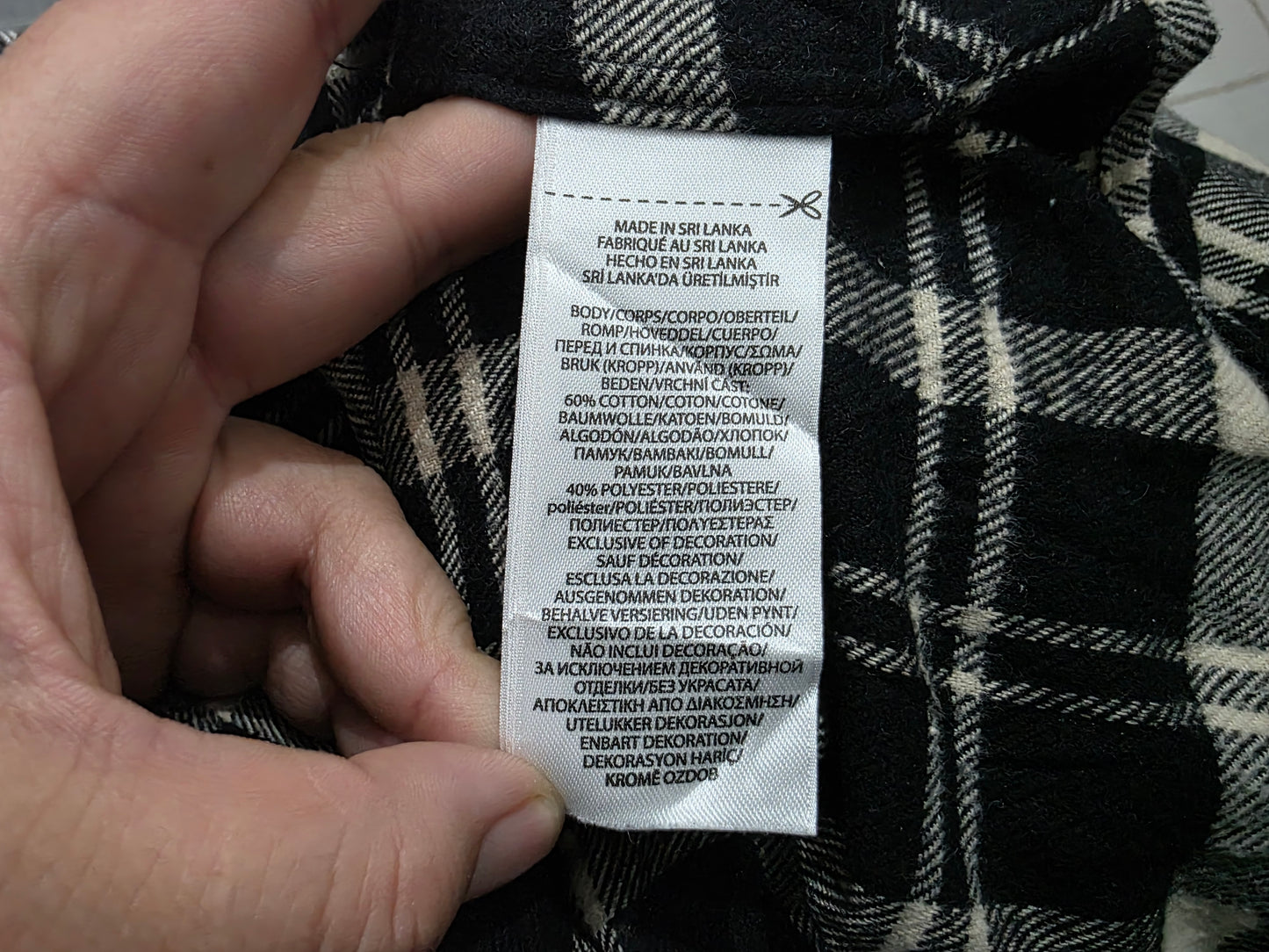 Camisa Ralph Lauren Xgrande Custom Performance Cuadro Negro (Usado)