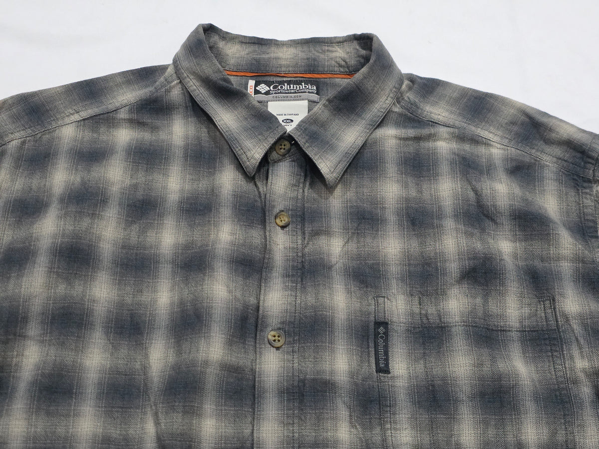 Camisa Columbia X.c.o 2xl Cuadro Cafe Y Negro (Usado)