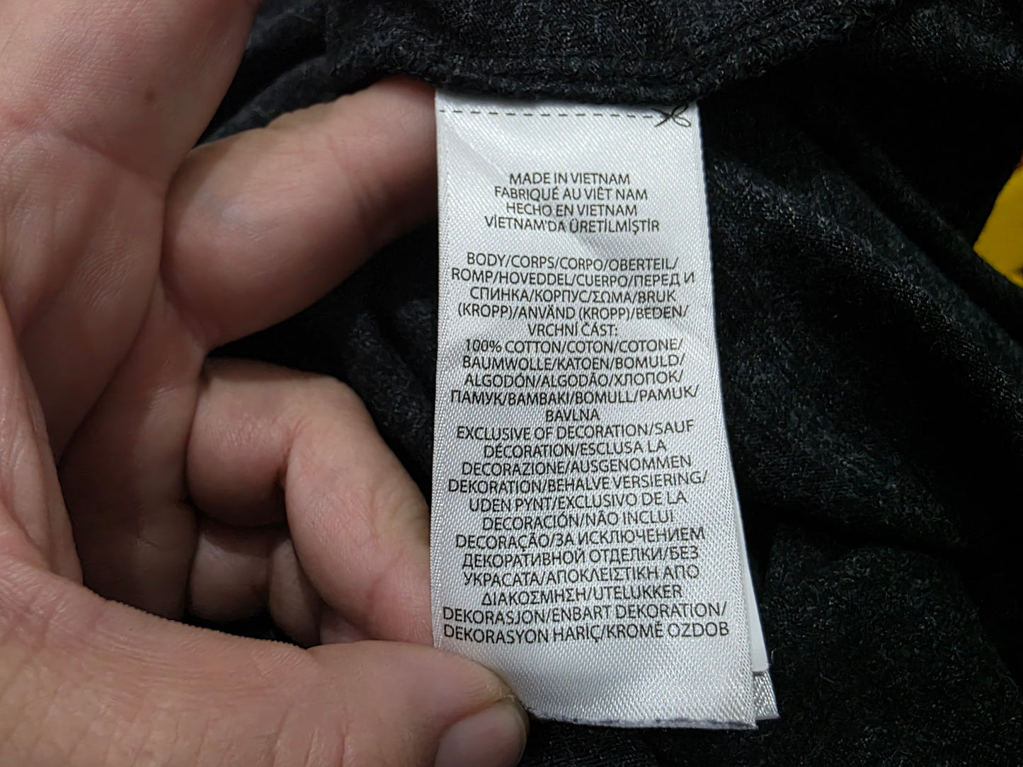 Playera Ralph Lauren 1xb Gris Oscuro Pony Blanco (Usado)