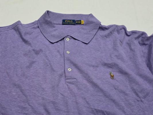 Playera Polo Ralph Lauren 1xb Morado Pony Colores (Usado)