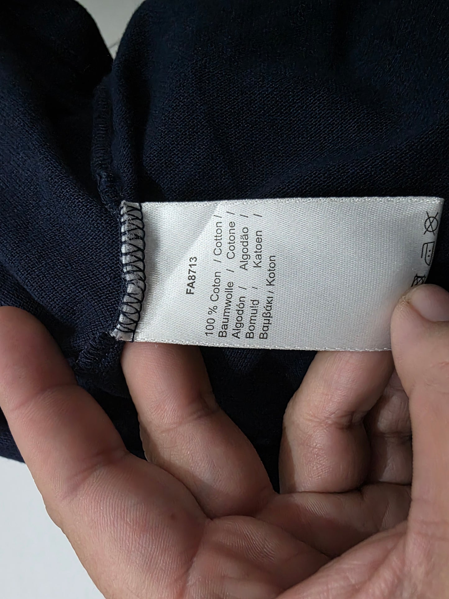 Playera Manga Larga Lacoste 3xl Fr8 Classic Fit Azul (Usado)