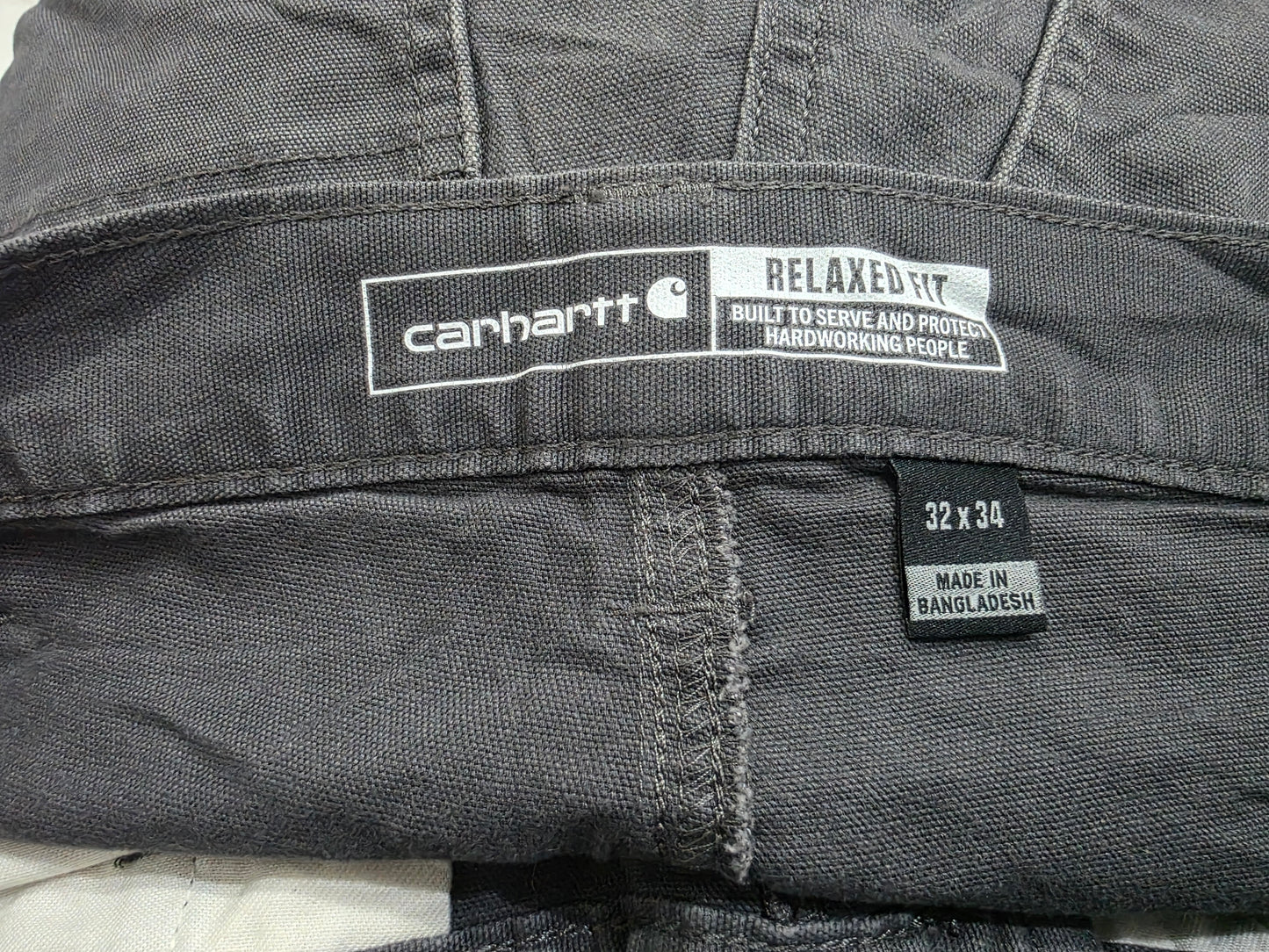 Pantalon Relaxed Fit Carhartt 32x34 Gris