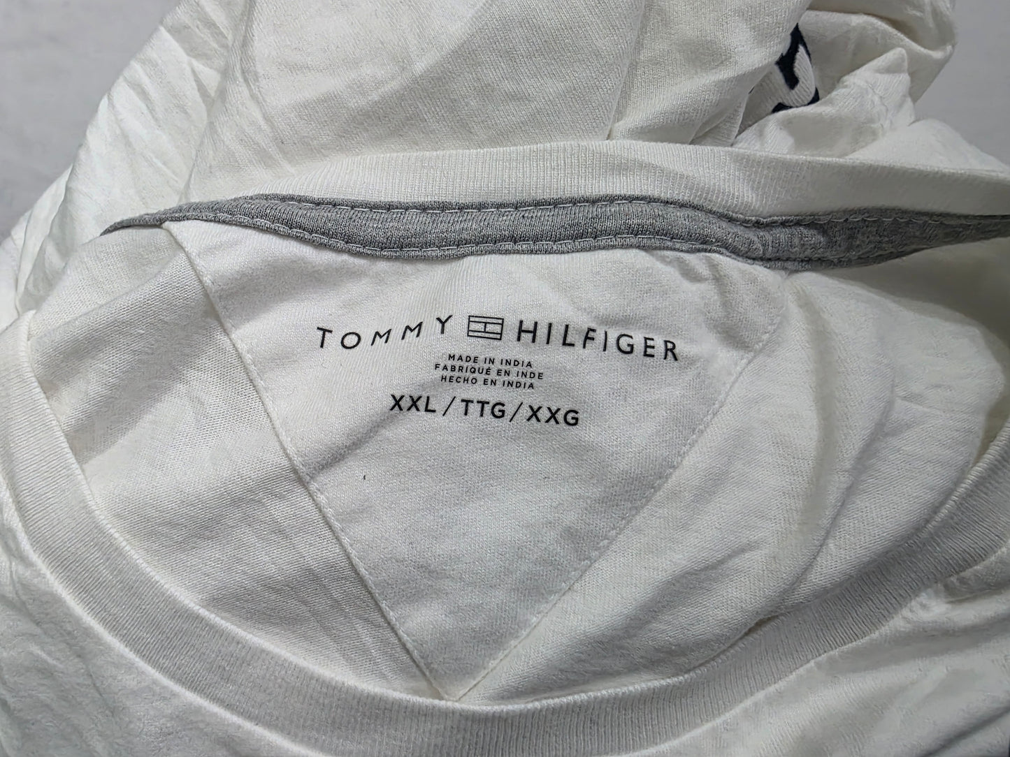 Playera Tommy Hilfiger 2xl Blanca