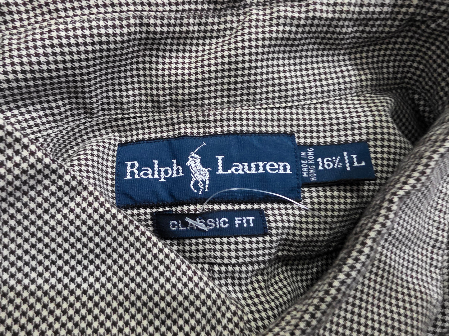 Camisa Ralph Lauren Grande L Cafe Y Beige