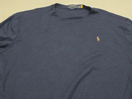 Playera Ralph Lauren Xgrande Xl Azul Pony Colores Manga Larg