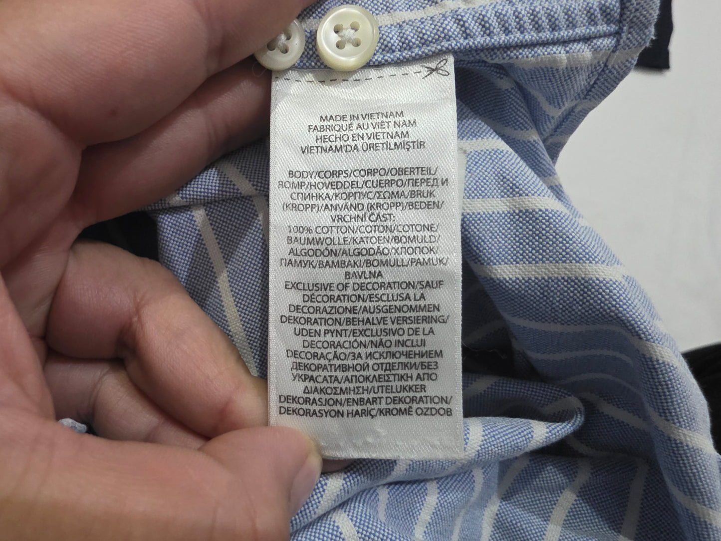 Camisa Ralph Lauren 2xl Azul Claro Lineas Pony Colores