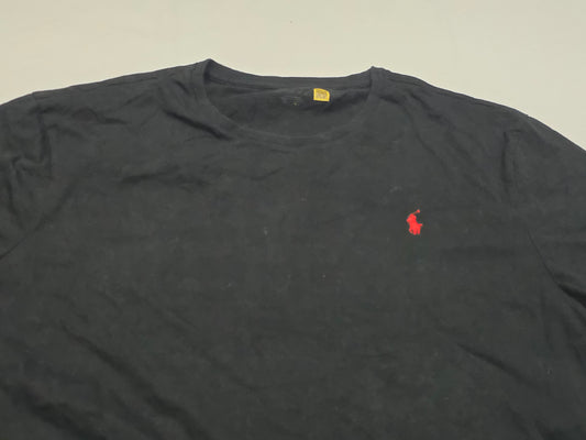 Playera Ralph Lauren 2xl Negro Pony Rojo