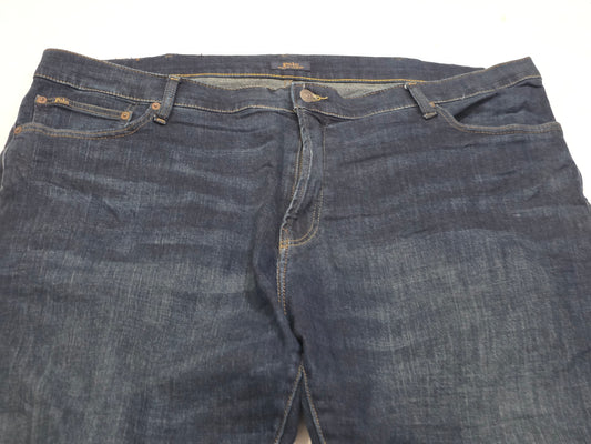Pantalon Recto Ralph Lauren 44bx30 Azul Marino