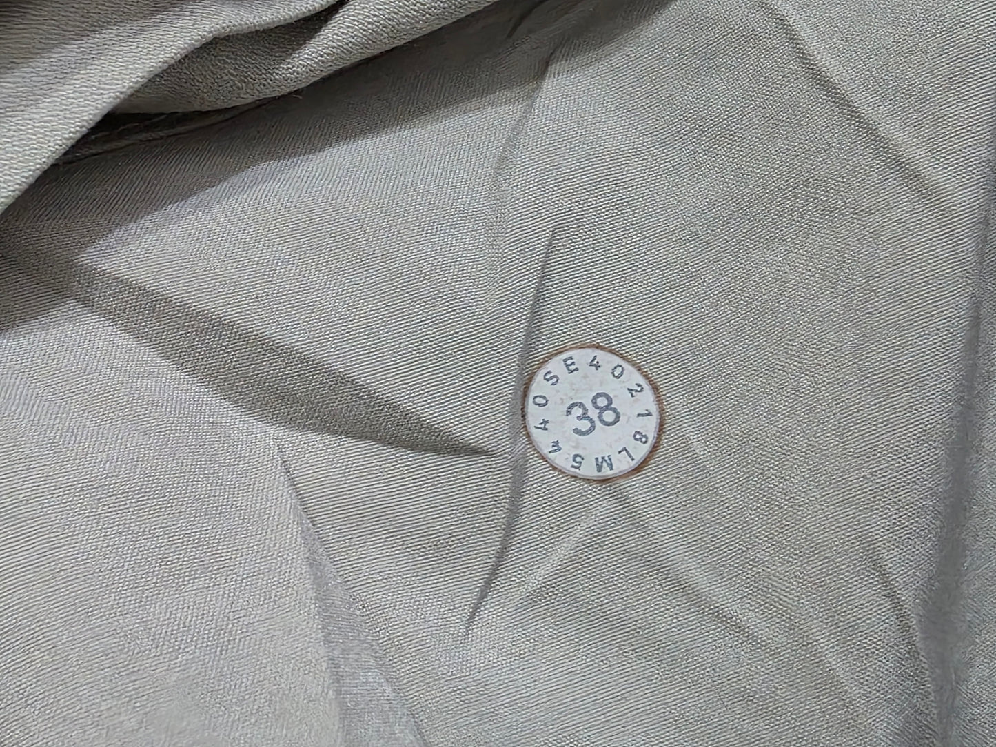 Pantalon Recto Lululemon 38 Beige