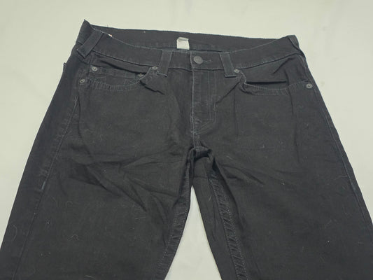 Pantalon True Religion 34 Geno Relaxed Fit Negro