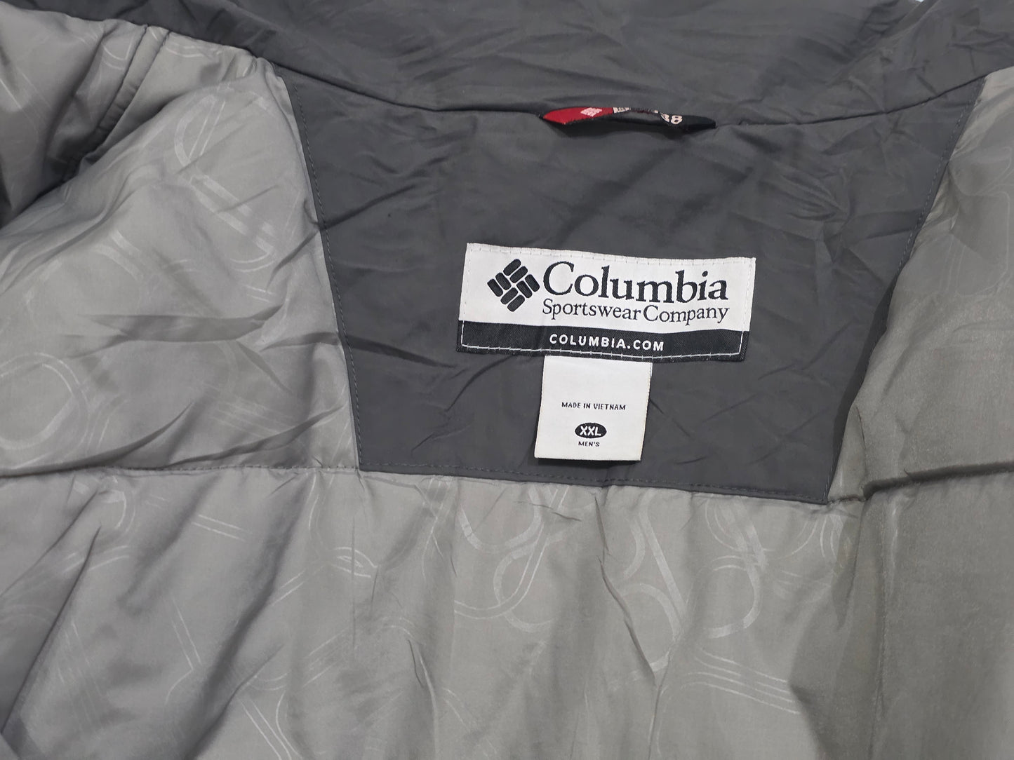 Chamarra Columbia 2xl Negro Gris Resistente Al Agua