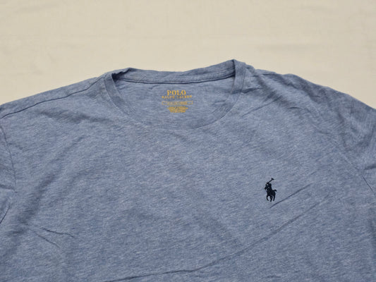 Playera Ralph Lauren Chicos Azul Claro Pony Azul Manga Larga