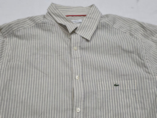 Camisa Lacoste Grande L 42 Cafe Moderm Fit