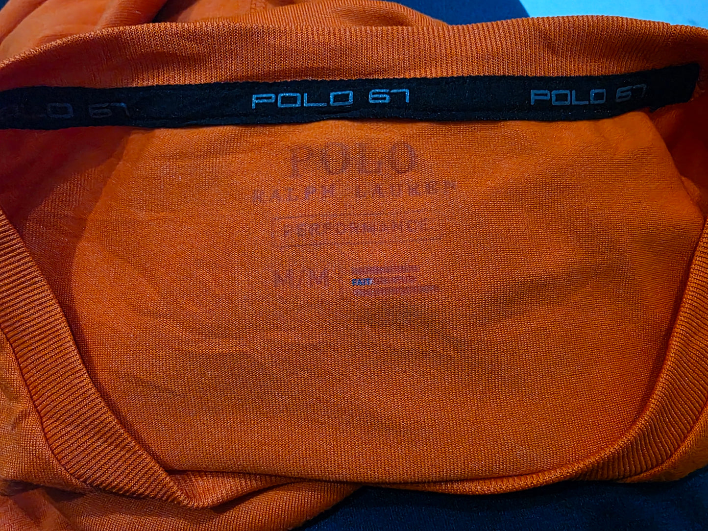 Playera Ralph Lauren Performance Mediana M Naranja