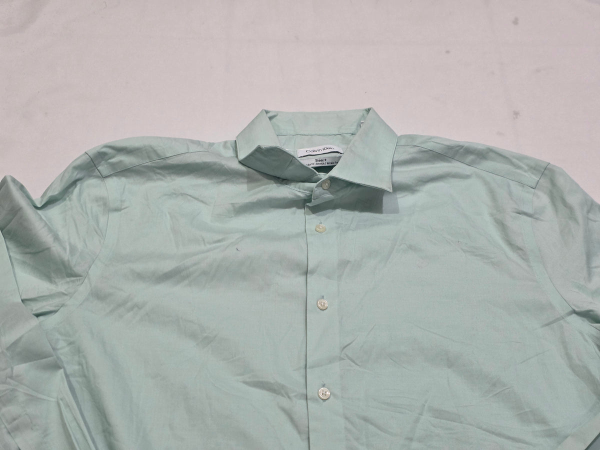 Camisa Calvin Klein Xgrande Xl Verde Menta