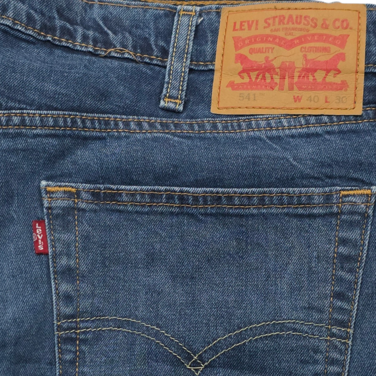 Pantalon Recto Levis 541 40x30 Azul