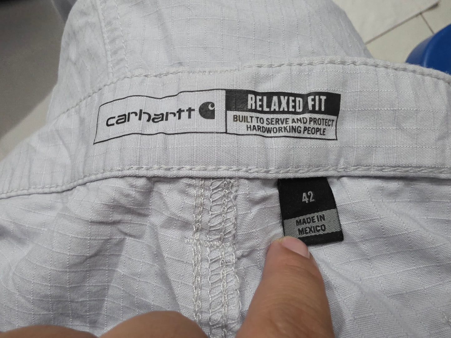 Bermuda Cargo Carhartt Talla 42 Gris