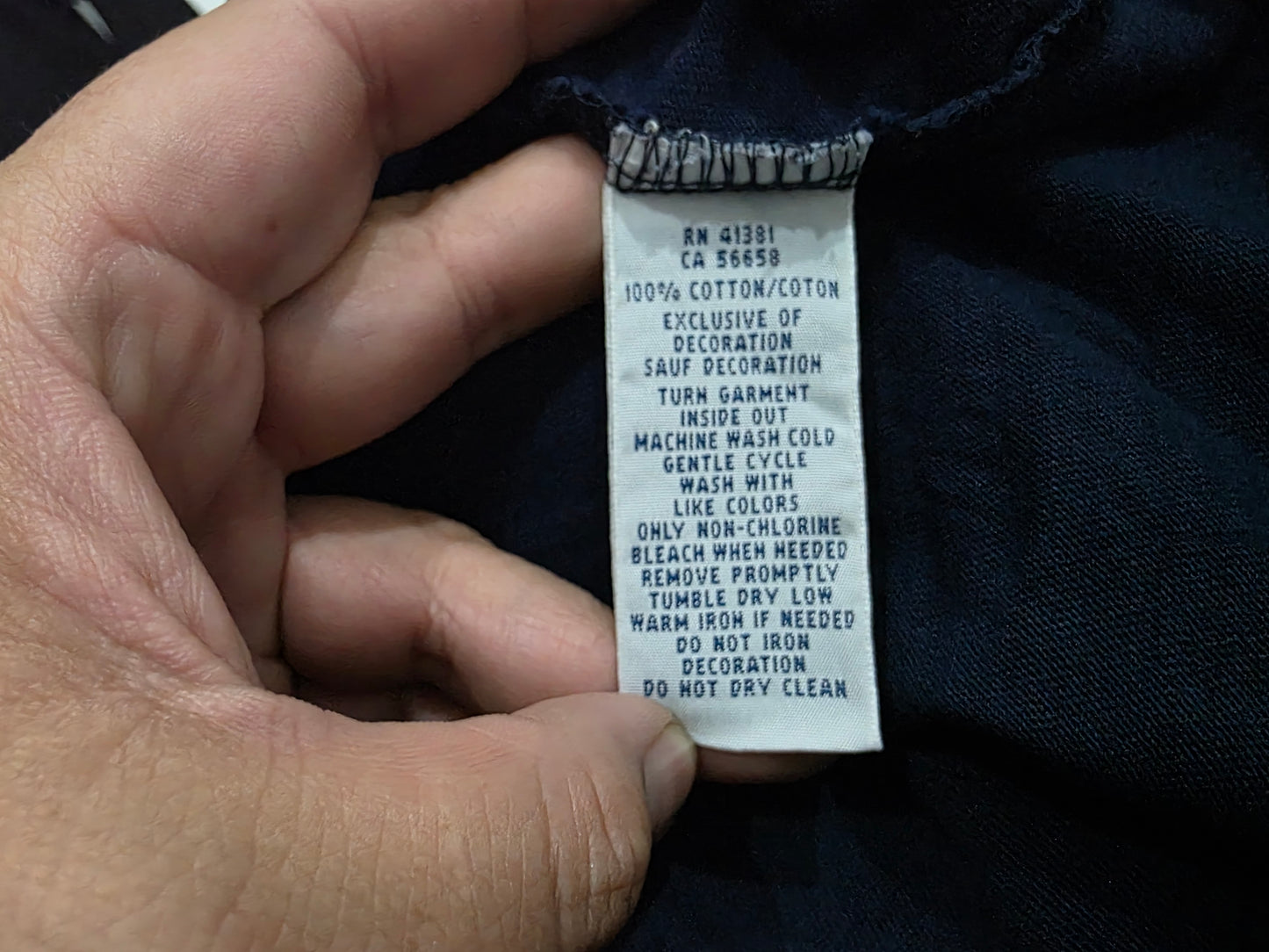 Playera Ralph Lauren Mediana M Azul Letras Bordadas