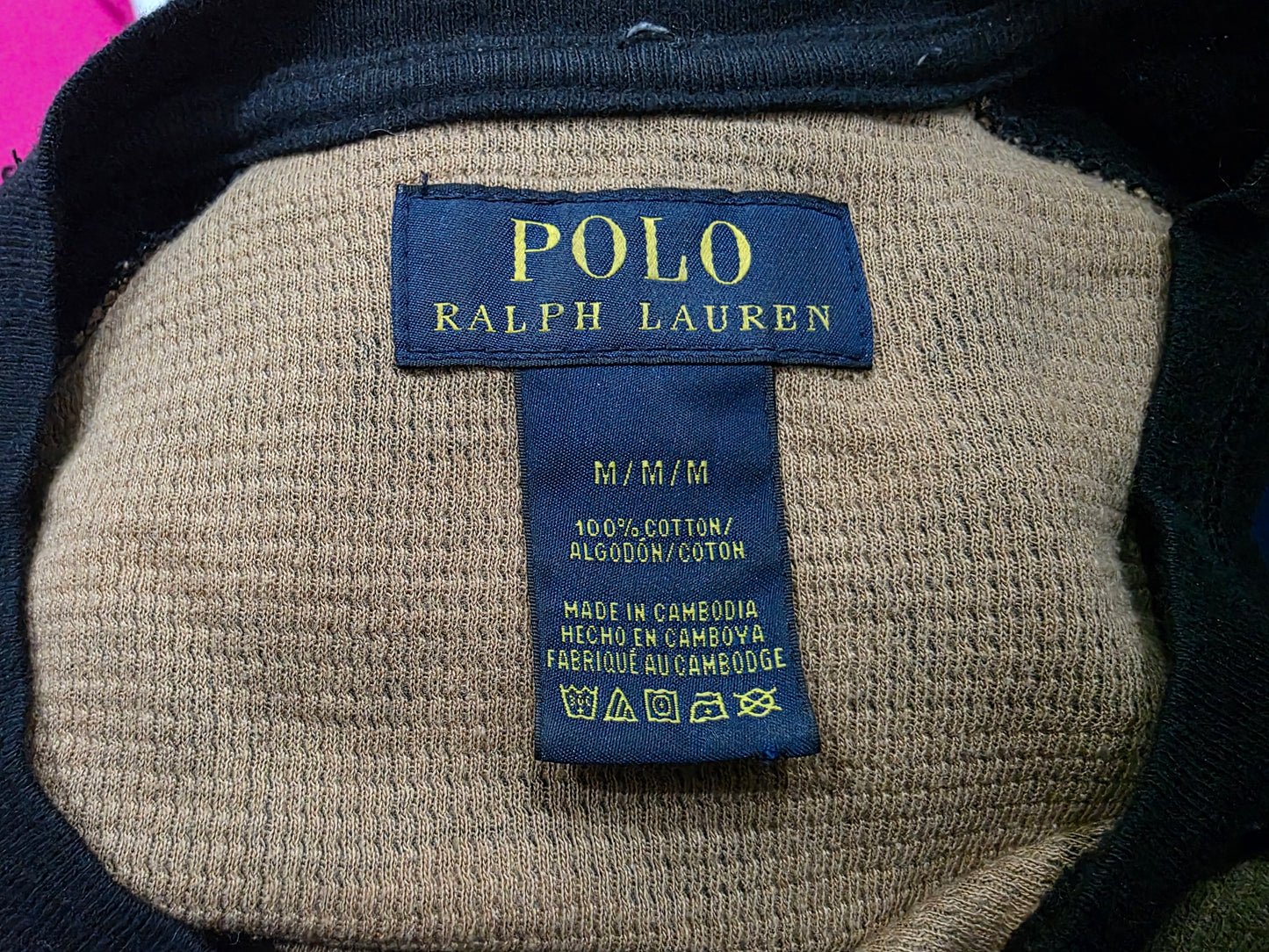 Playera Ralph Lauren Mediana M Camoflaje Manga Larga