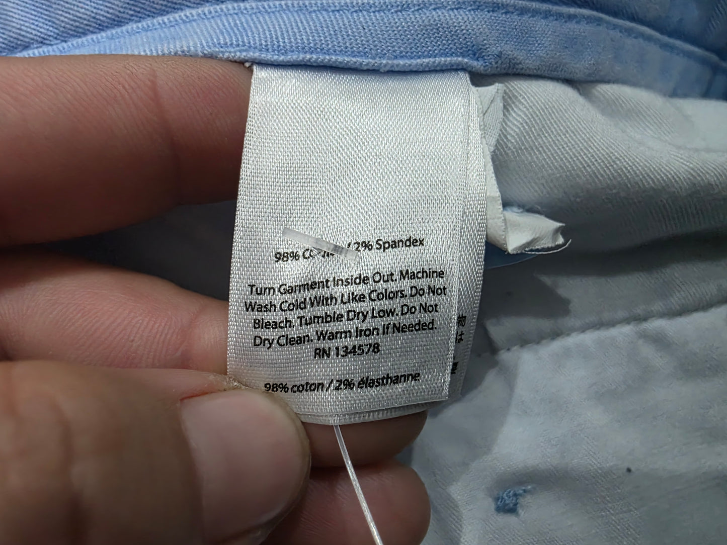 Bermuda Vineyard Vines Talla 33 Azul Claro