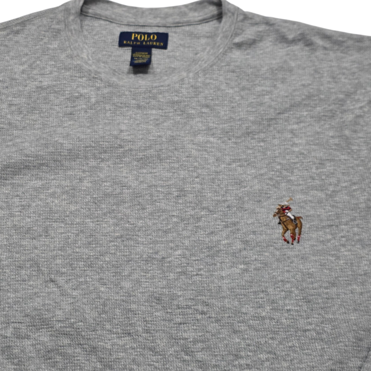 Playera Ralph Lauren Bear 1x Pony Gris