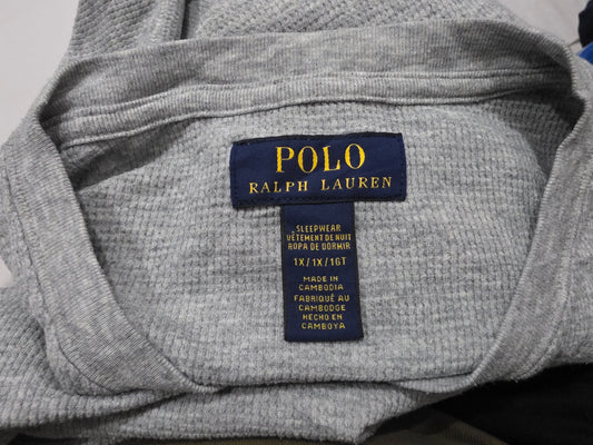 Playera Ralph Lauren Bear 1x Pony Gris