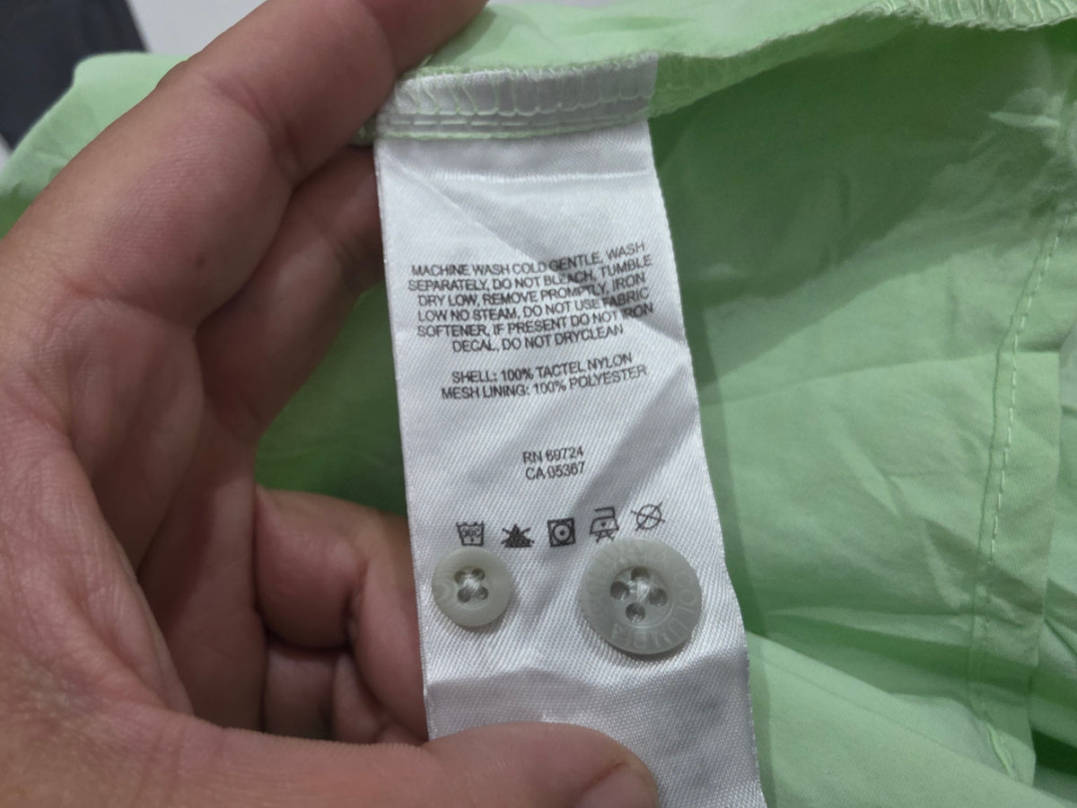 Camisa Columbia 4xl Verde Limon Manga Corta