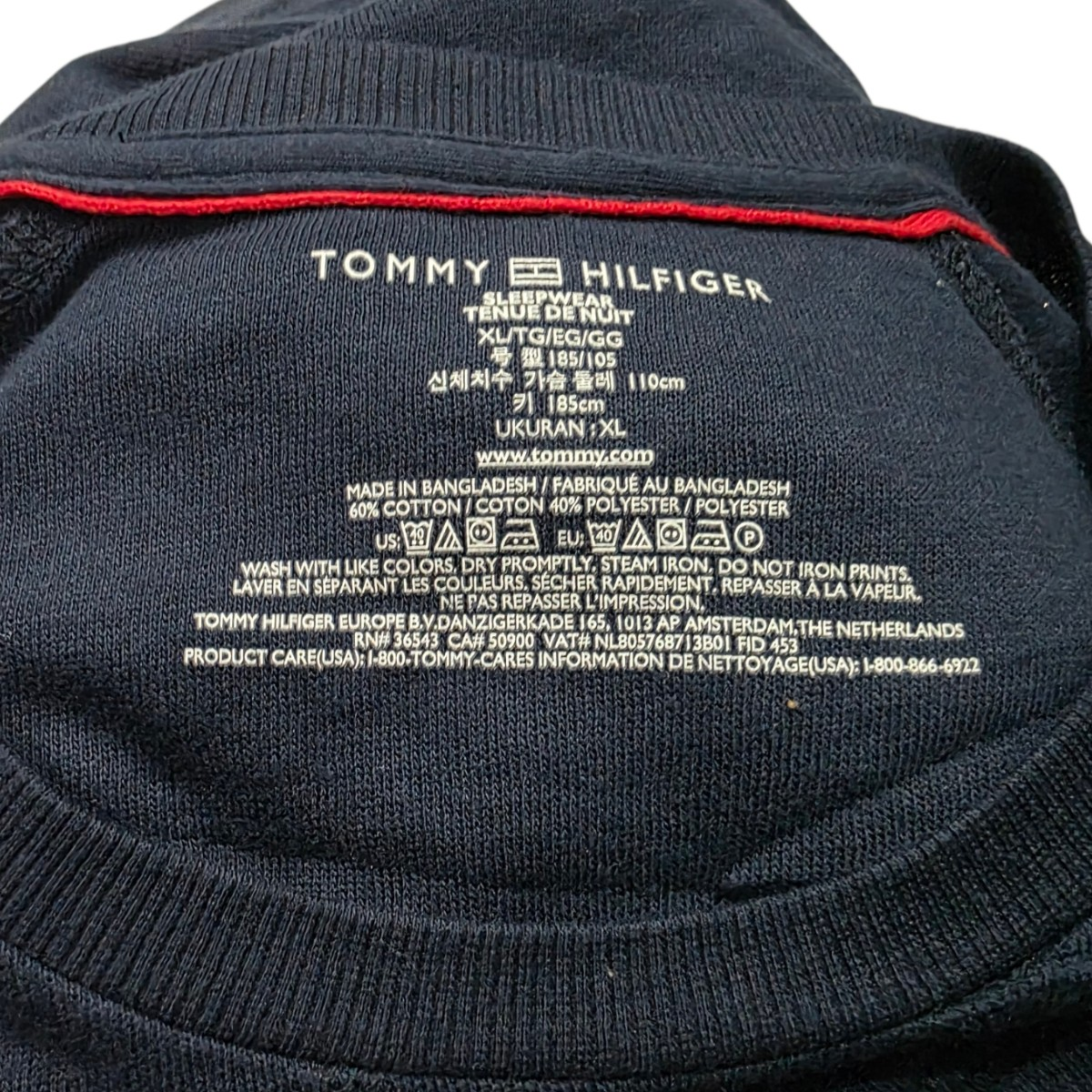 Sudadera Tommy Hilfiger Xgrande Xl Azul Marino (Usado)