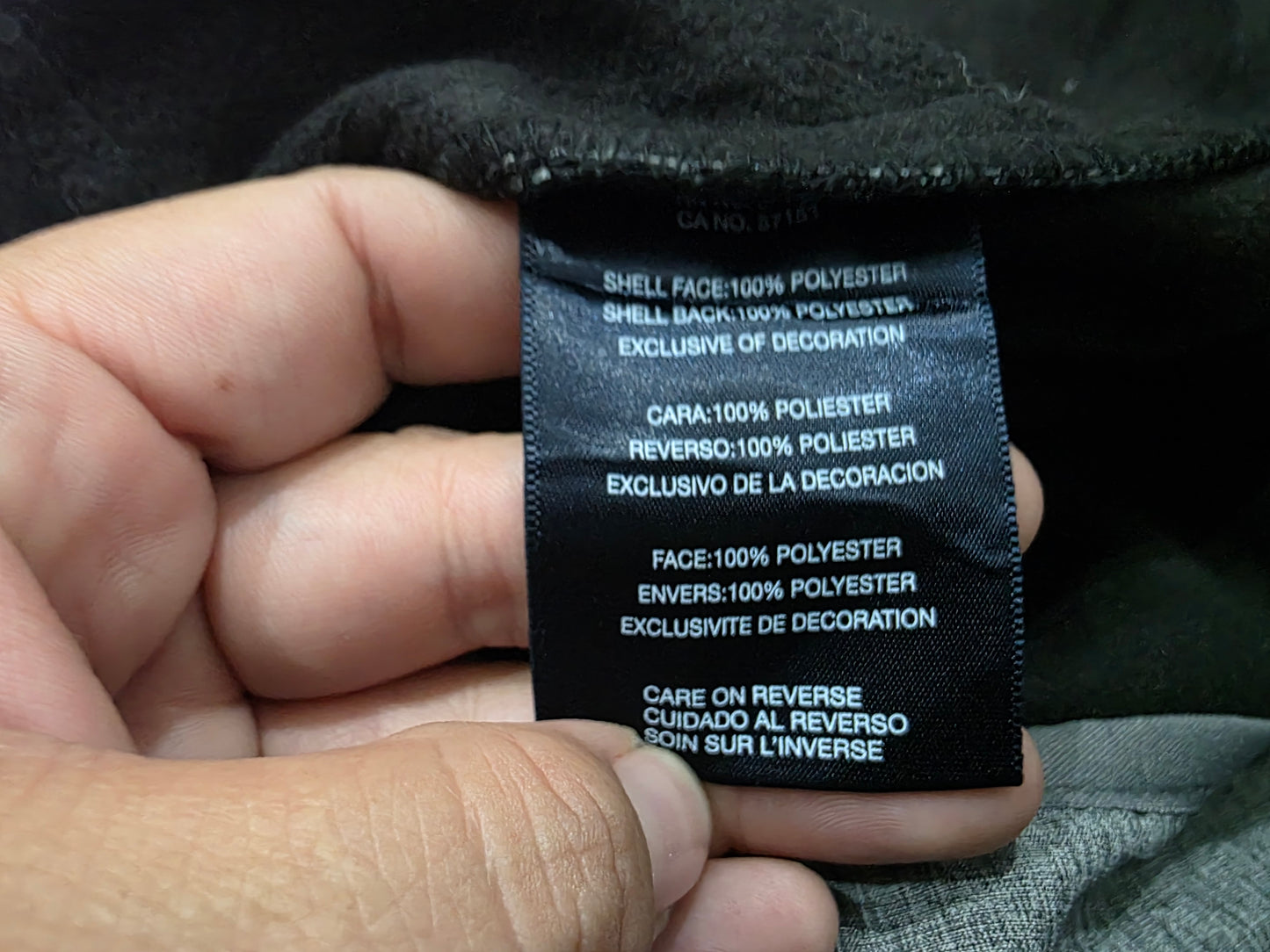Chamarra Tommy Hilfiger Grande L Gris Resistente Viento (Usado)