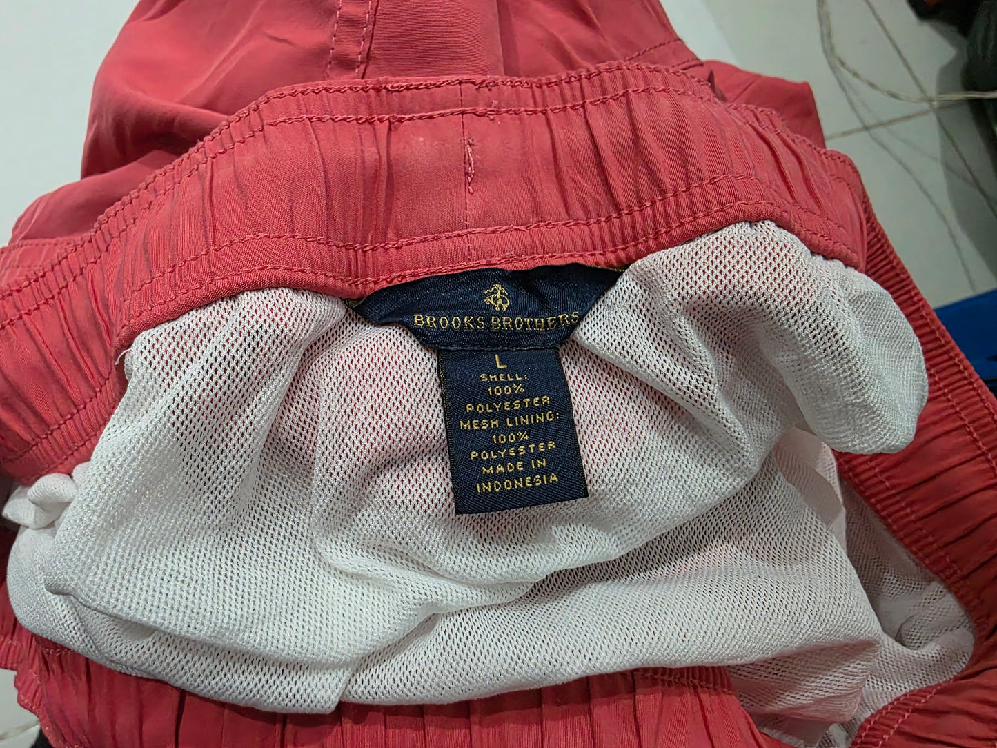 Bermuda Brooks Brothers Grande L Coral Oscuro (Usado)