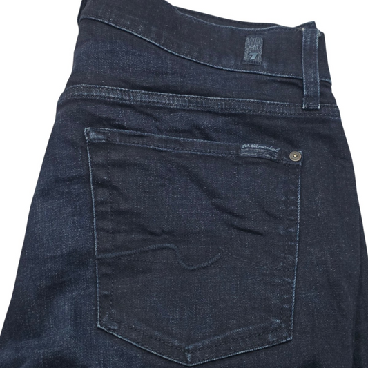Pantalon For All Mankind 7 Recto 33 Azul Marino (Usado)