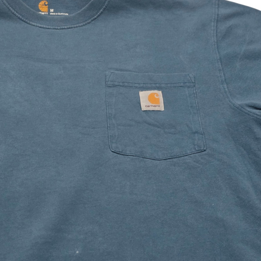 Playera Original Fit Carhartt Mediana M Azul (Usado)