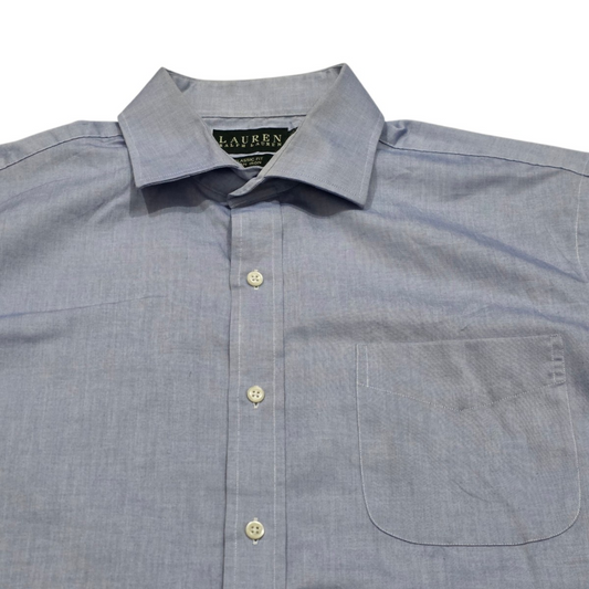 Camisa Ralph Lauren Grande L Azul 16 1/2 32-33 Classic Fit