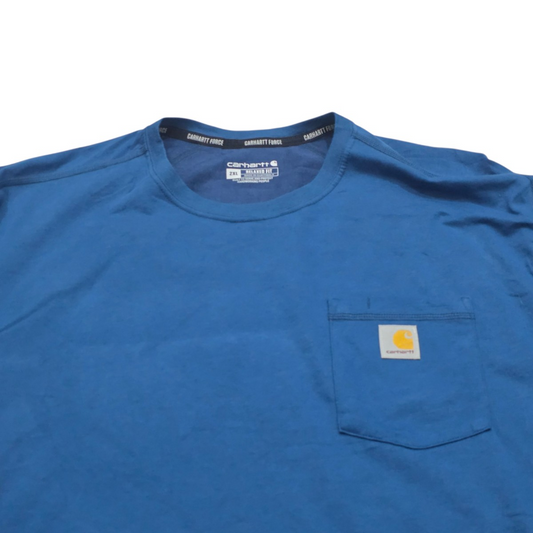Playera Relaxed Fit Carhartt 2xl Azul (Usado)