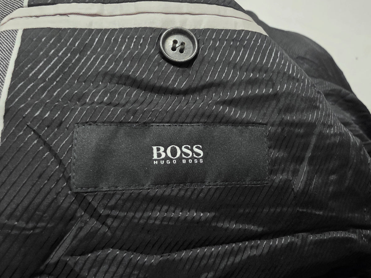 Saco Hugo Boss Talla 40 S Gris (Usado)