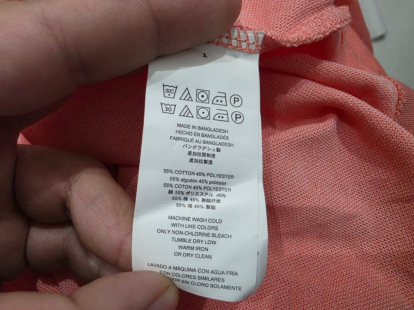 Playera Michael Kors Xgrande Xl Coral (Usado)