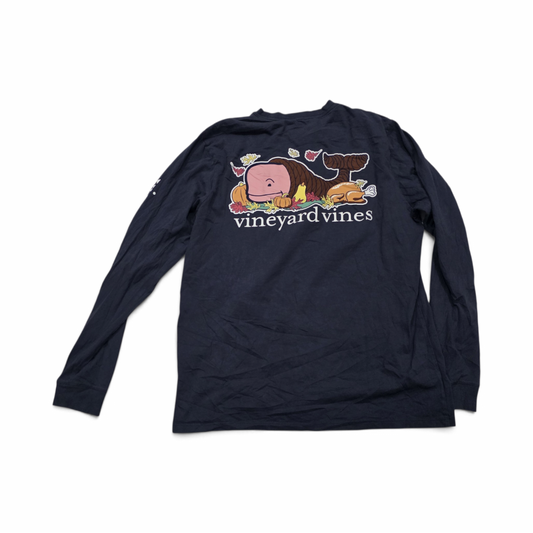 Playera Vineyard Vines Mediana M Azul Deslavado Thanksgiving