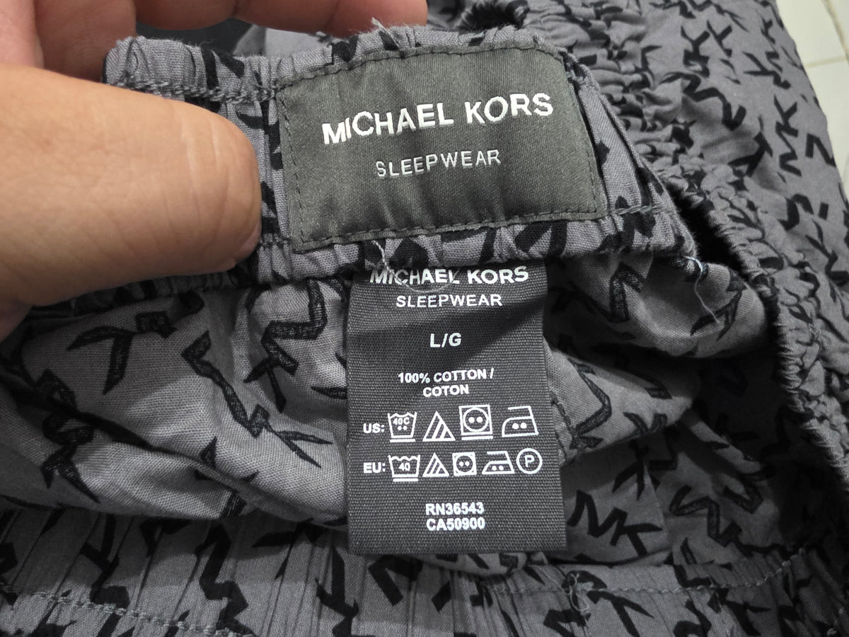 Pijama Michael Kors Grande L Gris Letras