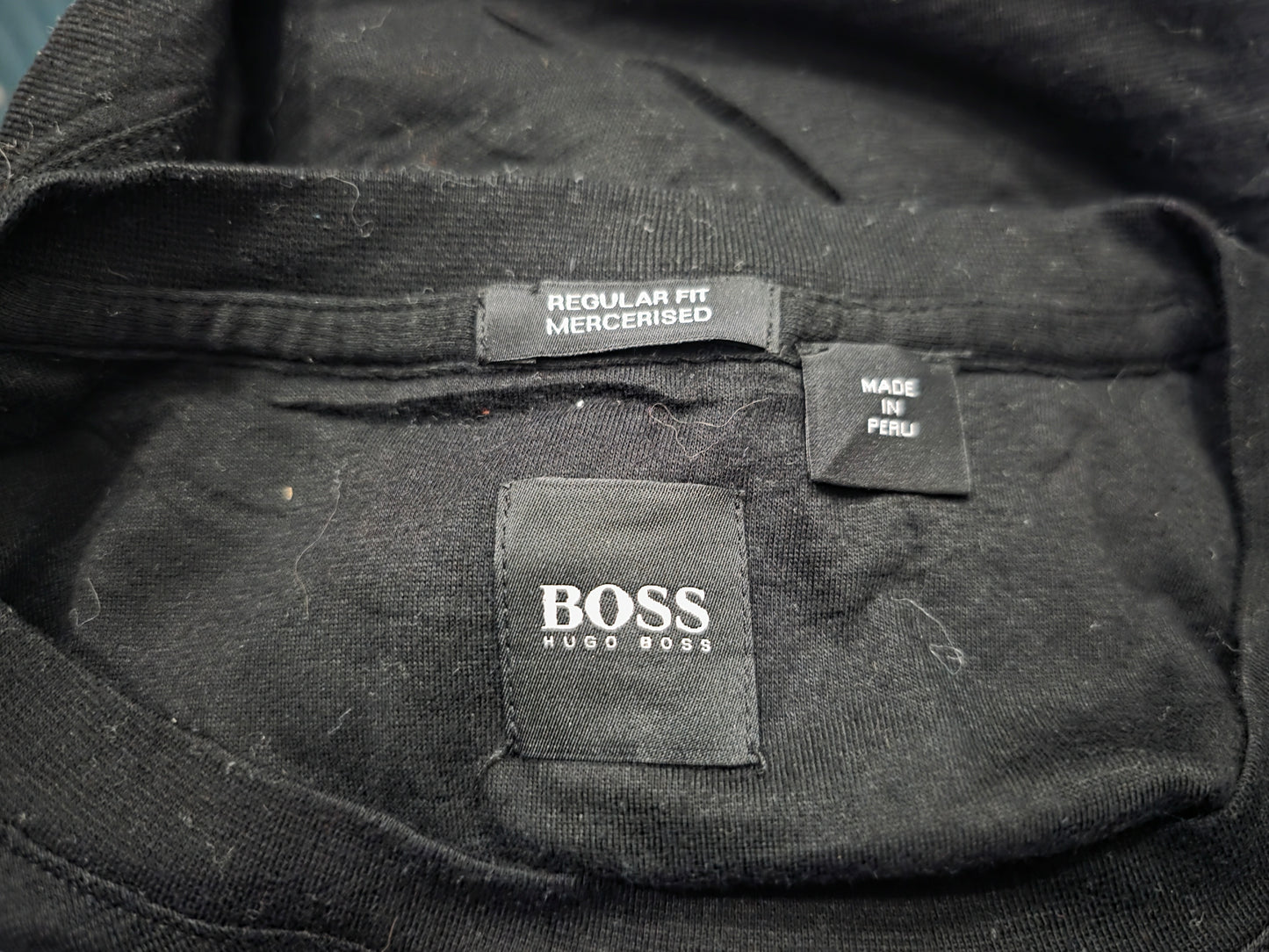 Playera Hugo Boss Xgrande Xl Regular Fit Negro