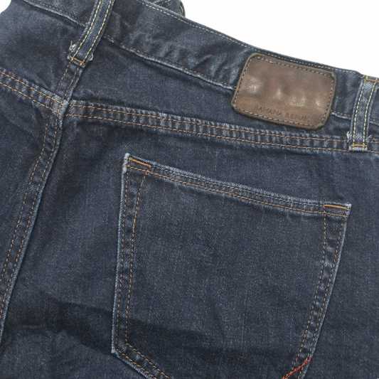 Pantalon Banana Republic 34x32 Recto Vintage Azul