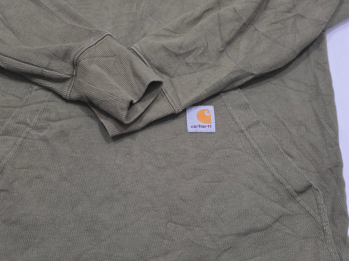 Sudadera Carhartt Chico S Relaxed Fit Cierre Corto Verde
