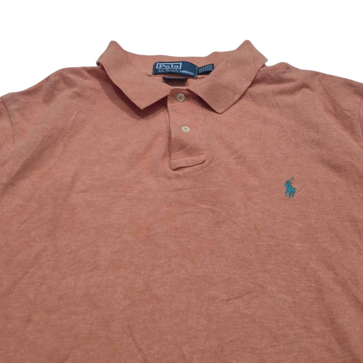 Playera Ralph Lauren Xxl Polo Custom Fit Naranja