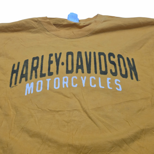 Playera Harley Davidson 2xl Mostaza