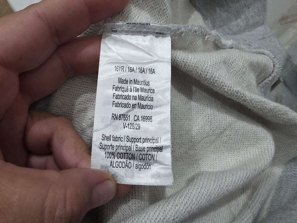 Sudadera Lacoste Adolescente 16 Gris (Usado)