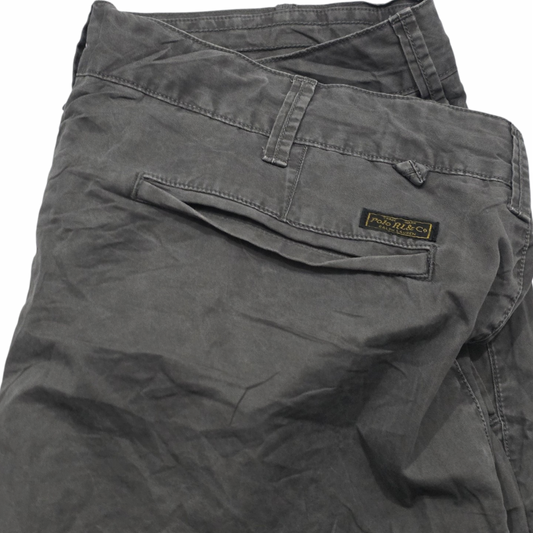 Pantalon Jogger Ralph Lauren 34x32 Slimfit Gris Deslavado (Usado)