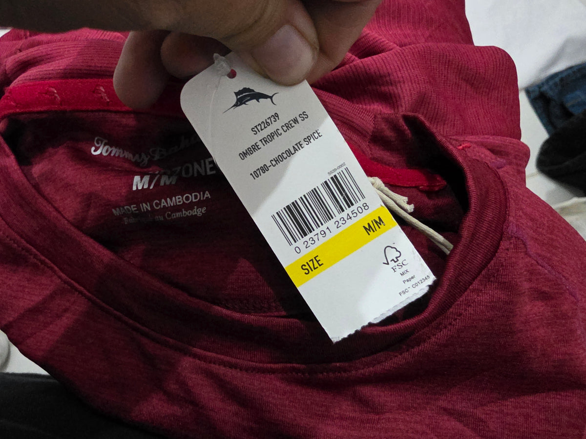 Playera Tommy Bahama Mediana M Vino (NUEVA)