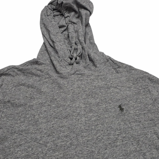 Playera Con Gorro Ralph Lauren Mediana M Gris Manga Larga (Usado)
