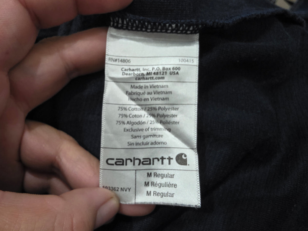 Sudadera Carhartt Mediana M Azul Medio Cierre (Usado)