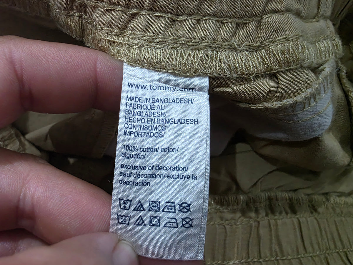 Pantalon Tommy Hilfiger Mediana M Caqui Jogger (Usado)